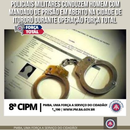 Resultados alcançados durante 28ª Edição Da Operação Força Total