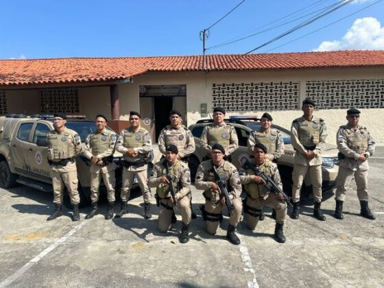 Comandante do CPR-Sul se faz presente em Itapetinga durante a Operação Força Total