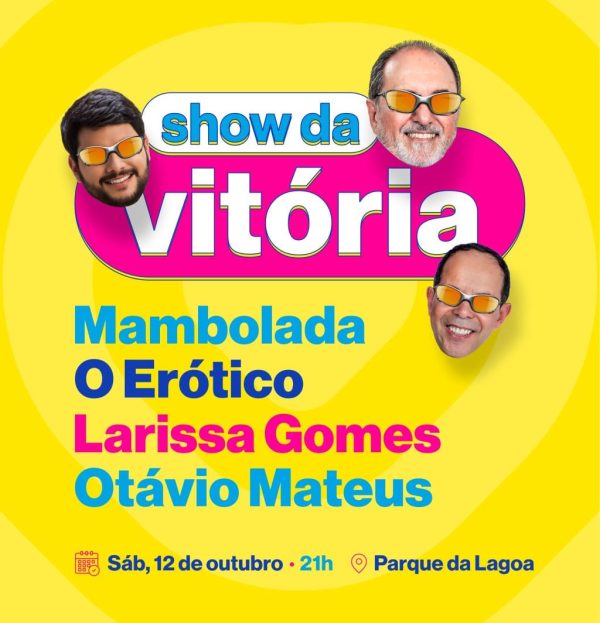 HOJE TEM FESTA DA VITÓRIA DO 15 NA LAGOA