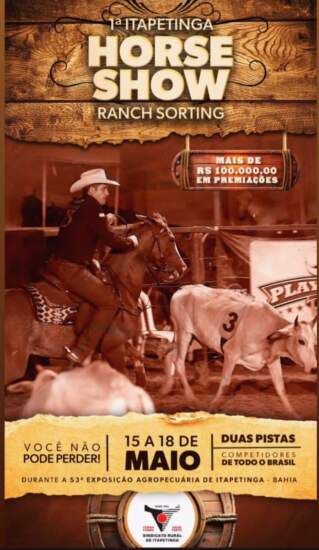 VEM AÍ O 1° ITAPETINGA HORSE SHOW - Fala Livre