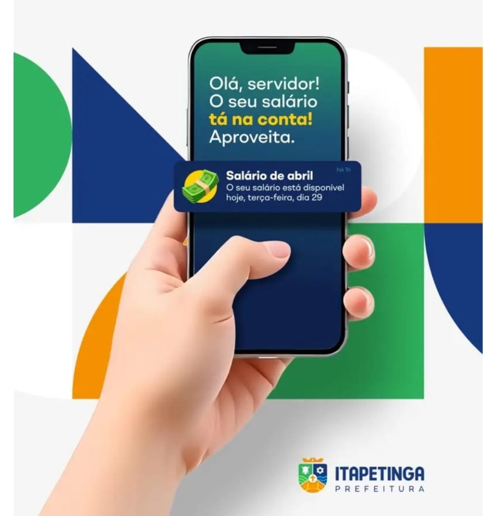 PREFEITO EDUARDO HAGGE ANTECIPA SALÁRIO DE ABRIL E INJETA MAIS DE R$ 7 MILHÕES NA ECONOMIA LOCAL