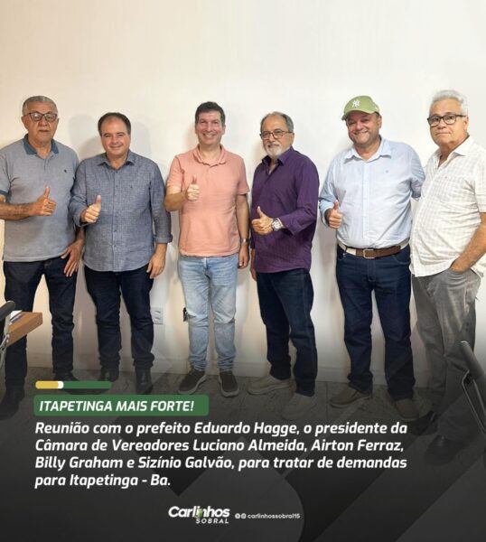 Reunião estratégica discute o desenvolvimento de Itapetinga