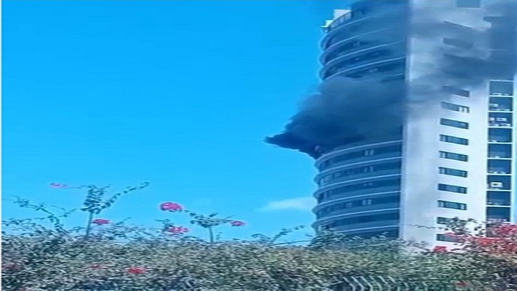 APARTAMENTO EM EDIFÍCIO DE LUXO PEGA FOGO EM JUAZEIRO, NORTE DA BAHIA