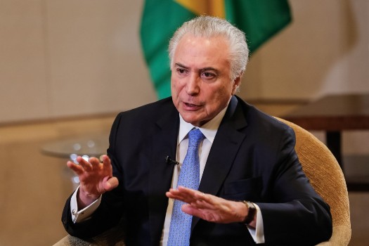 MAIOR CABO ELEITORAL DO PRESIDENTE LULA HOJE É O TRUMP", DIZ TEMER