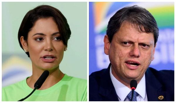 BOLSONARO ACEITA CANDIDATURA DE TARCÍSIO A PRESIDENTE, MAS EXIGE MICHELLE COMO VICE, DIZEM ALIADOS