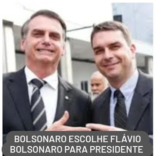JAIR BOLSONARO ESCOLHE O FILHO FLÁVIO BOLSONARO COMO CANDIDATO A PRESIDENTE EM 2026