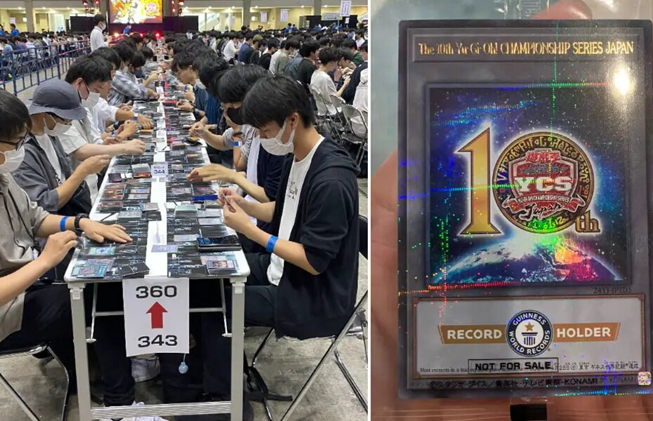 7.443 Yu-Gi-Oh!  jogadores competem no maior torneio de cartas de todos os tempos