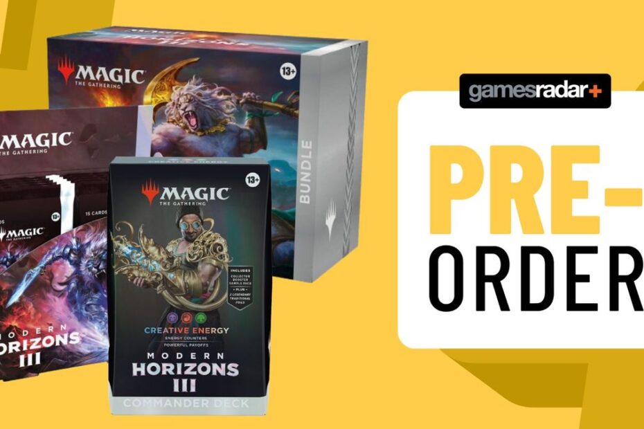 As pré-encomendas do MTG Modern Horizons 3 já estão com desconto de US$ 100 – são 36 Play Boosters por US$ 7 cada