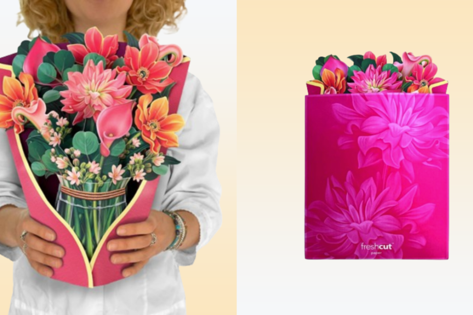 Aumente o nível do seu jogo de cartas com esses buquês pop-up do Dia das Mães em 3D – a partir de US $ 10