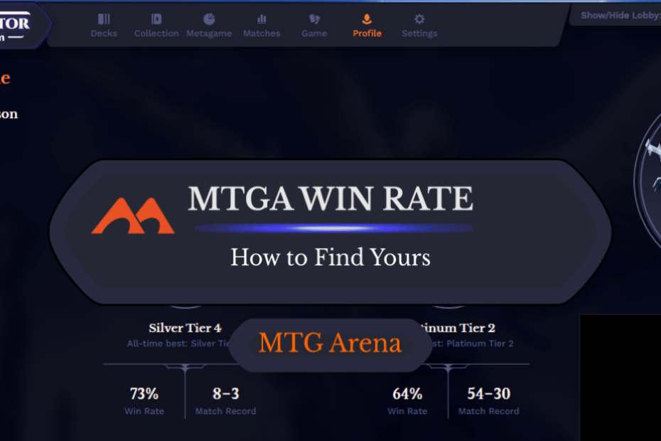 Como encontrar sua taxa de vitórias no MTG Arena