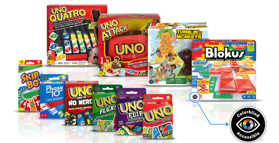 80% dos jogos da Mattel estarão acessíveis para daltônicos até o final do ano