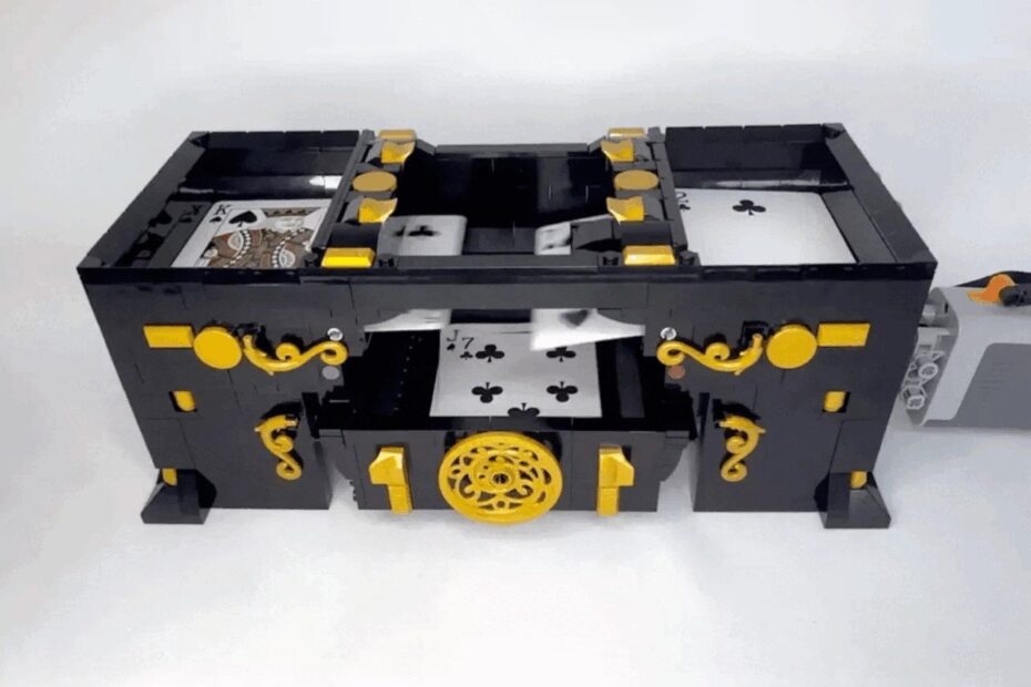 Este genial LEGO Card Shuffler pode embaralhar automaticamente qualquer baralho de cartas – Yanko Design