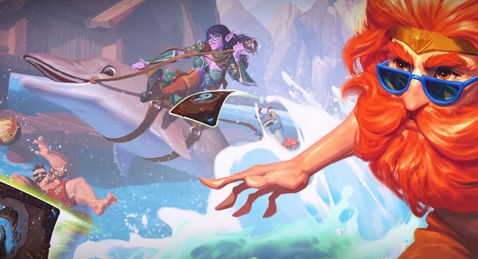 Hearthstone adiciona novas palavras-chave, novos cartões, recompensa especial de login e muito mais em atualização com tema tropical