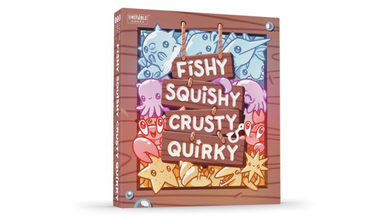 Jogos de cartas de mesa duvidosos: Fishy Squishy Crusty Quirky