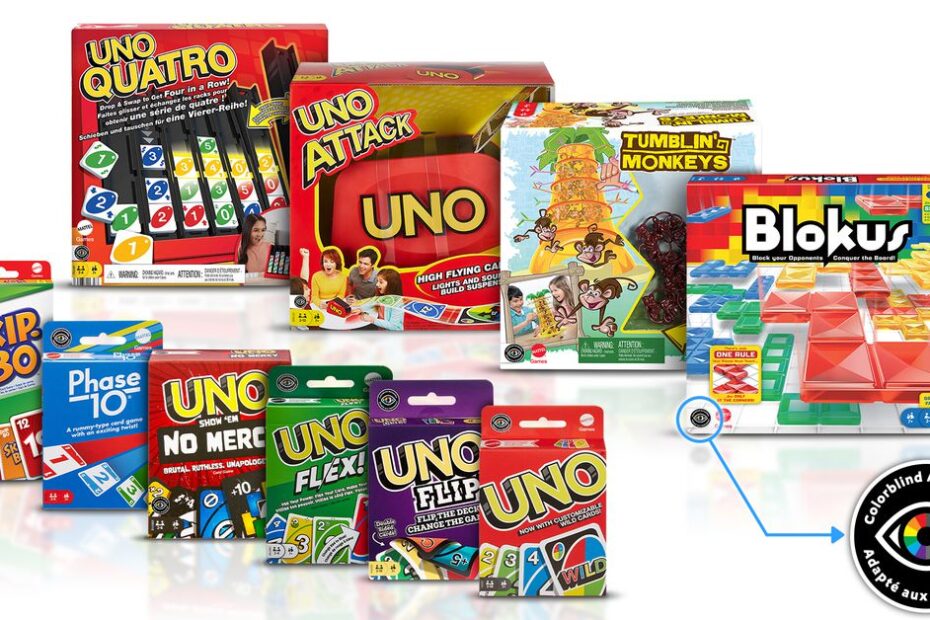 Mattel está tornando seus jogos mais populares acessíveis para daltônicos Mattel está tornando seus jogos mais populares acessíveis para daltônicos