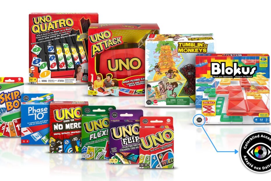 Mattel tornará 80% de seus títulos globais acessíveis para daltônicos Mattel tornará 80% de seus títulos globais acessíveis para daltônicos