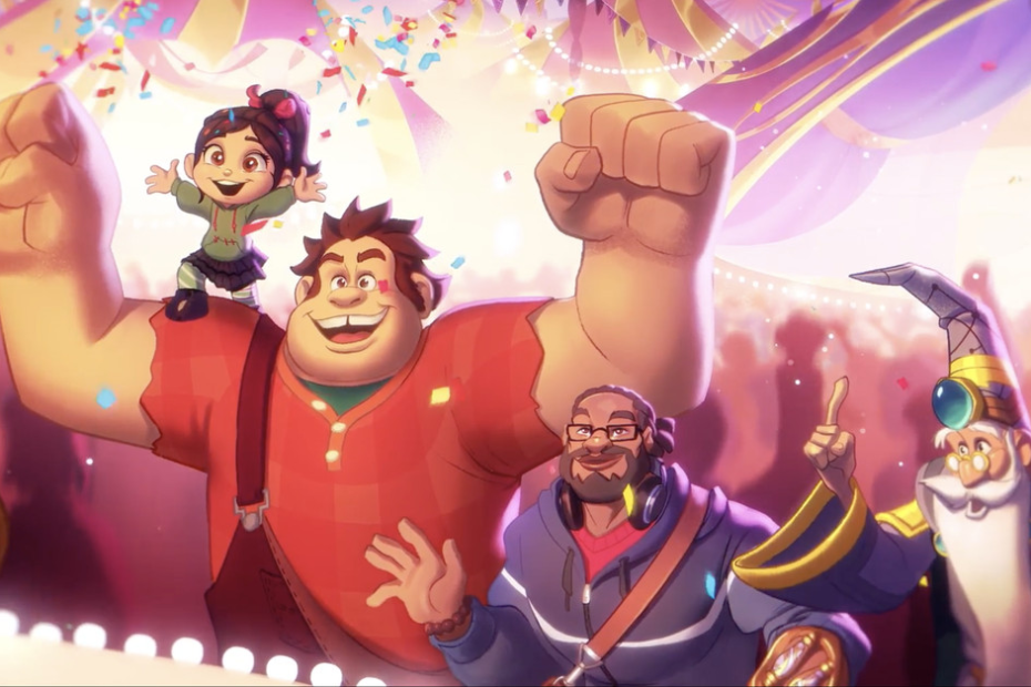 O set Shimmering Skies da Disney Lorcana estreia Wreck-it Ralph
