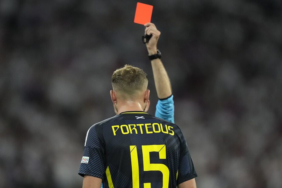 Quantos jogos os jogadores perderão enquanto o escocês Ryan Porteous vê o vermelho por uma terrível entrada em Gundogan