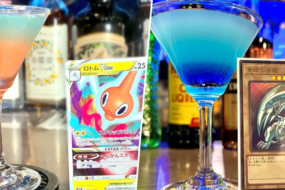 Viral Japanese Bar cria coquetéis baseados em cartões TCG