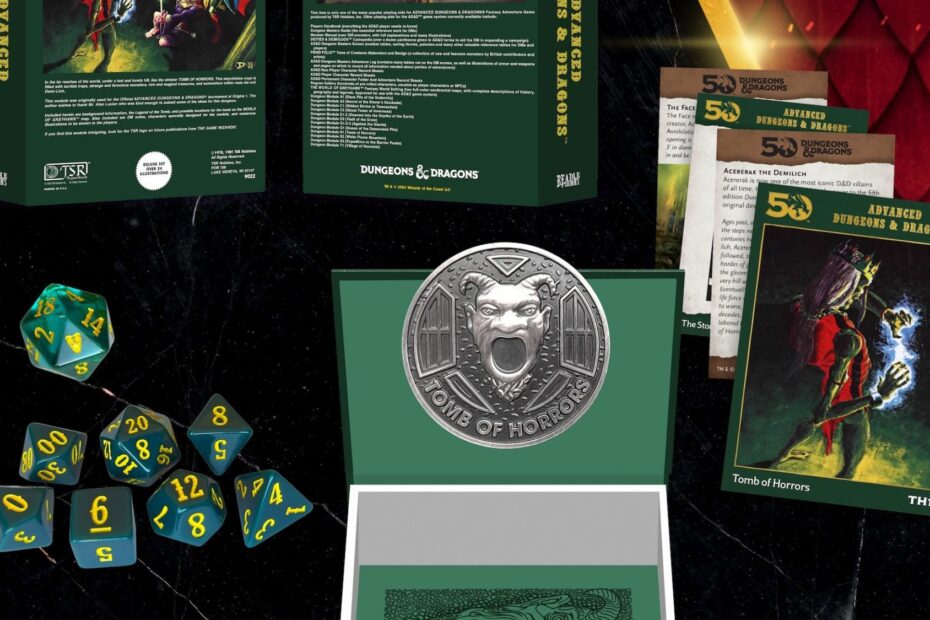 Beadle & Grimm’s anuncia conjuntos de dados clássicos de Dungeons & Dragons