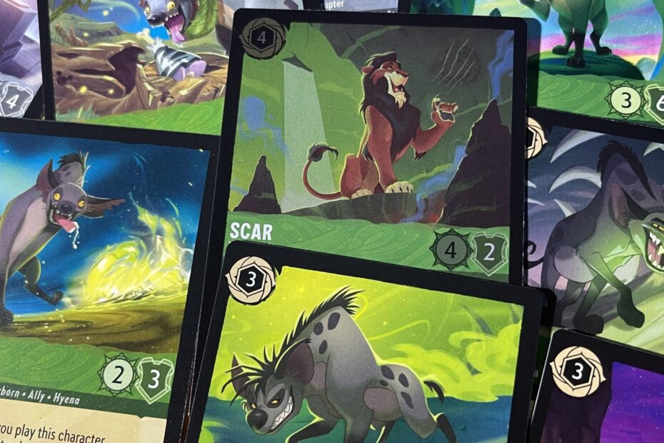 Disney Lorcana Shimmering Skies – Scar reivindica as terras do orgulho Disney Lorcana Shimmering Skies – Scar reivindica as terras do orgulho