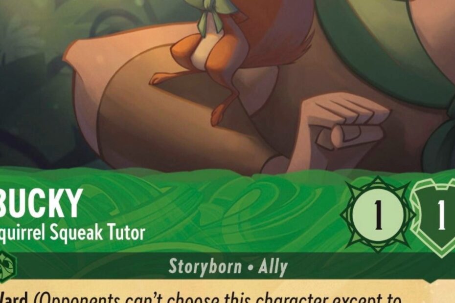 Disney Lorcana anuncia Bucky – Errata do tutor do Squirrel Squeak