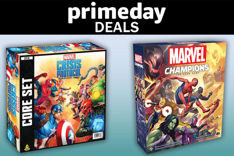 Estoque de experiências de mesa de super-heróis com essas ofertas de jogos de tabuleiro da Marvel