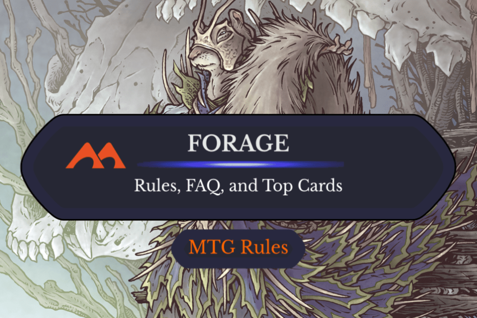 Forragem em MTG: Regras, História e Melhores Cartas Forragem em MTG: Regras, História e Melhores Cartas