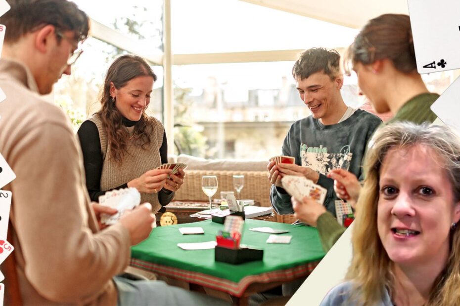 Jogadores tentam fazer os jovens pensarem que o bridge é um grande negócio Jogadores tentam fazer os jovens pensarem que o bridge é um grande negócio