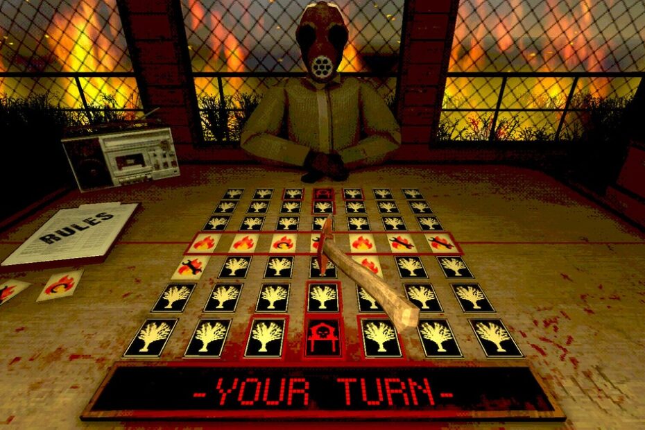 O jogo de cartas assustador Arsonate é uma corrida muito curta para ser a última pessoa queimando O jogo de cartas assustador Arsonate é uma corrida muito curta para ser a última pessoa queimando