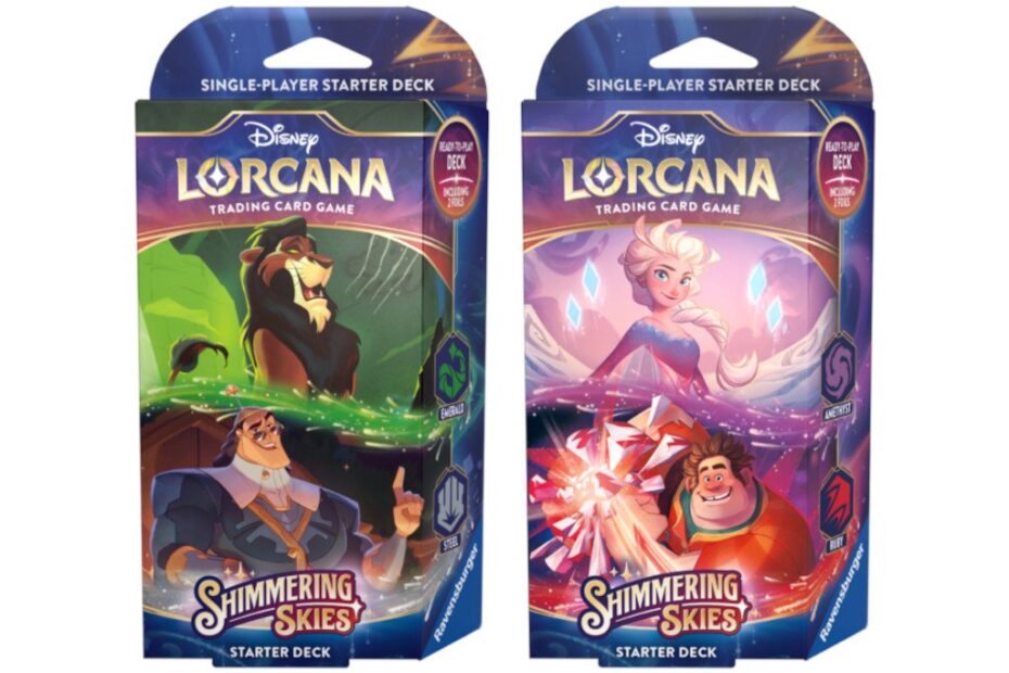 Os decks iniciais DISNEY LORCANA SHIMMERING SKIES trazem WRECK-IT RALPH e Evasive Joy Os decks iniciais DISNEY LORCANA SHIMMERING SKIES trazem WRECK-IT RALPH e Evasive Joy
