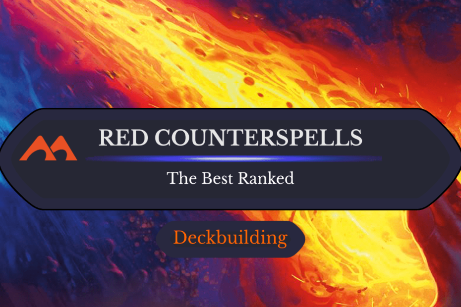 As 9 melhores contrafeitiços vermelhos em Magic classificados As 9 melhores contrafeitiços vermelhos em Magic classificados