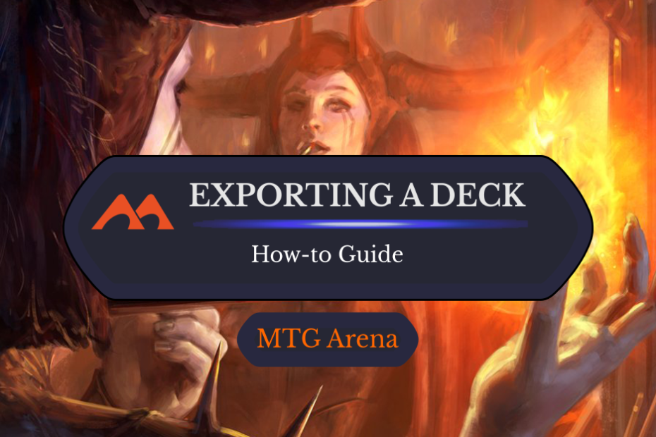 Como exportar um deck do MTG Arena Como exportar um deck do MTG Arena