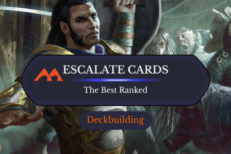 Todas as 9 cartas Escalate em Magic Ranked