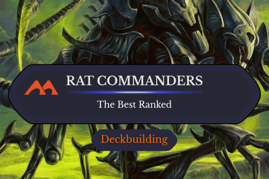 Todos os 13 comandantes de ratos em Magic Ranked
