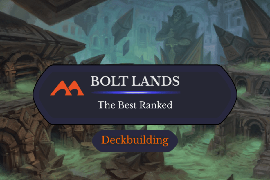 Todos os 15 Bolt Lands em Magic Classificado Todos os 15 Bolt Lands em Magic Classificado