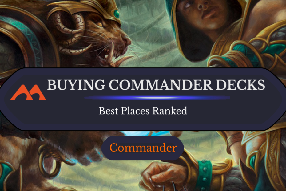 6 ótimos lugares para encontrar decks de Commander à venda