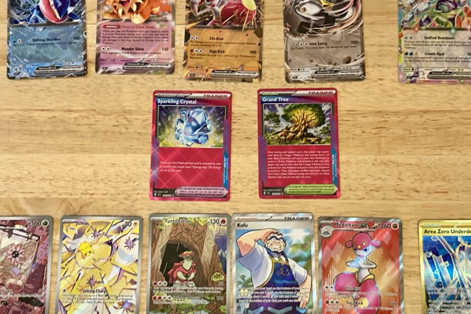 Abertura do Pokémon TCG: Caixa de reforço da coroa estelar Abertura do Pokémon TCG: Caixa de reforço da coroa estelar