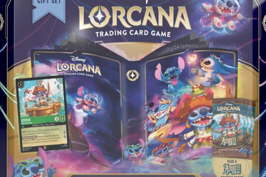 Ravensburger estreia novo conjunto Disney Lorcana TCG com mar de azurita Ravensburger estreia novo conjunto Disney Lorcana TCG com mar de azurita
