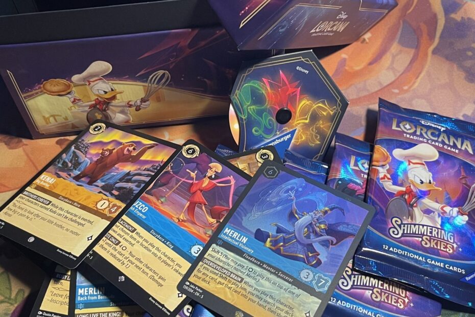 Subimos aos céus cintilantes com Disney Lorcana de Ravensburger