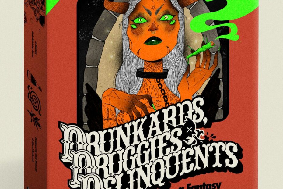 Titmouse revela novo TTRPG: bêbados, drogados e delinquentes