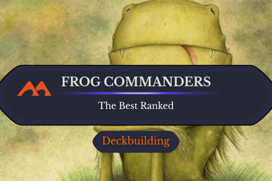 Todos os 12 comandantes de sapos em Magic Ranked