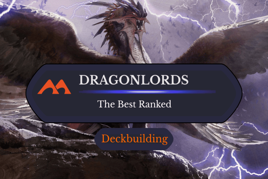 Todos os 5 Dragonlords em Magic Classificado