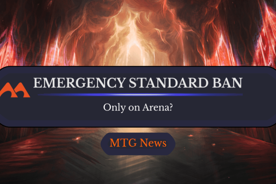 Banimentos padrão de EMERGÊNCIA: Turn Three One-Shot Combo banido no MTG Arena