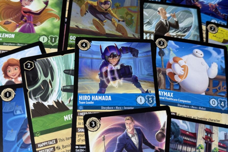 Disney Lorcana Azurite Sea – Big Hero 6 Starter Deck salva o dia