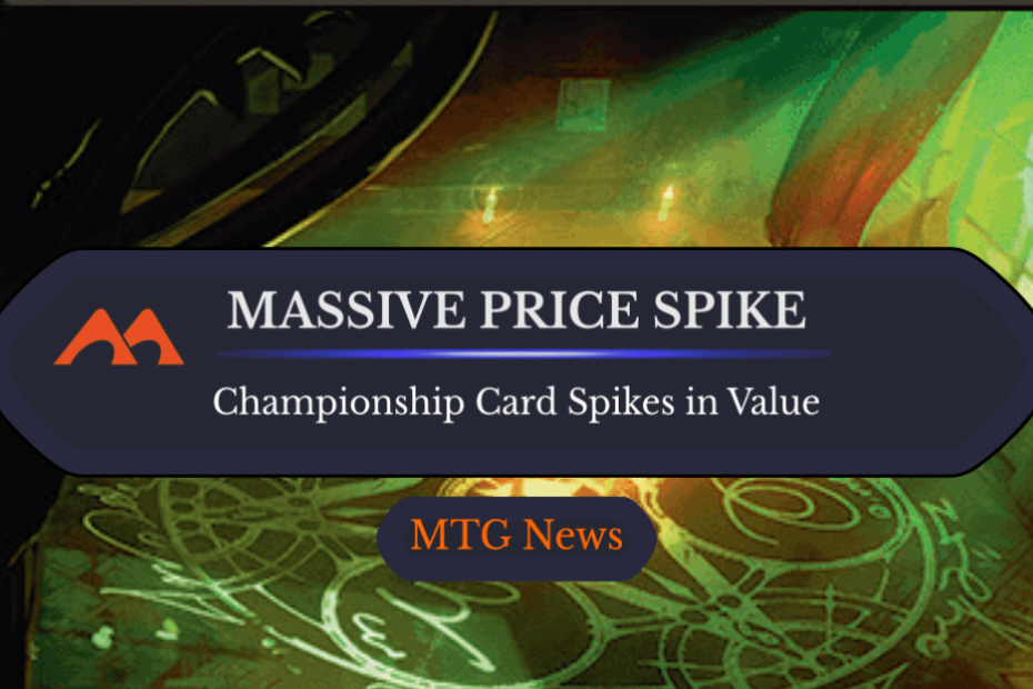 Duskmourn Room SPIKES 421% após o Magic World Championship