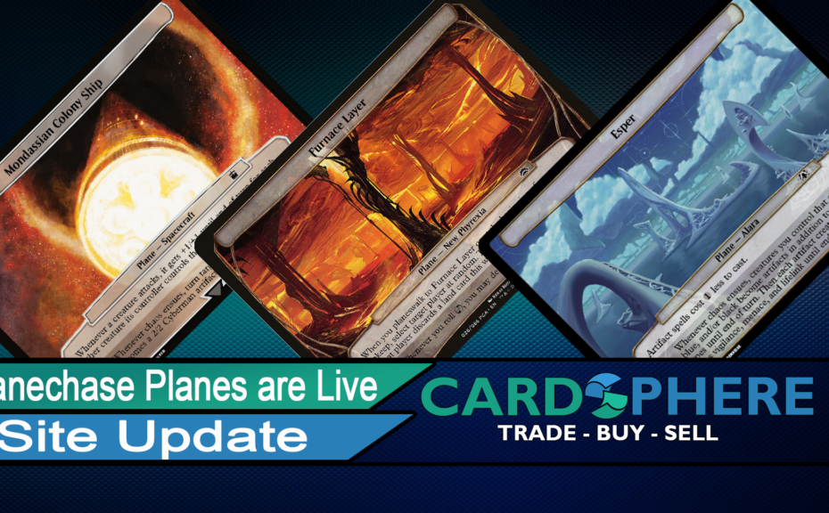 Os cartões Planechase já estão disponíveis para negociação
