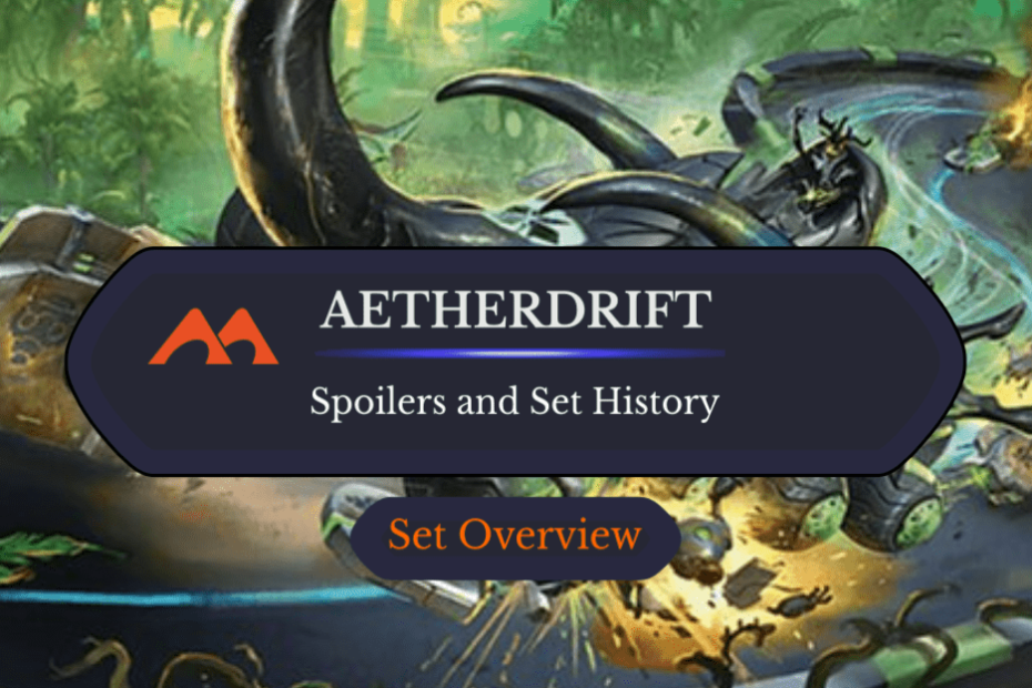Spoilers e informações do conjunto de Aetherdrift