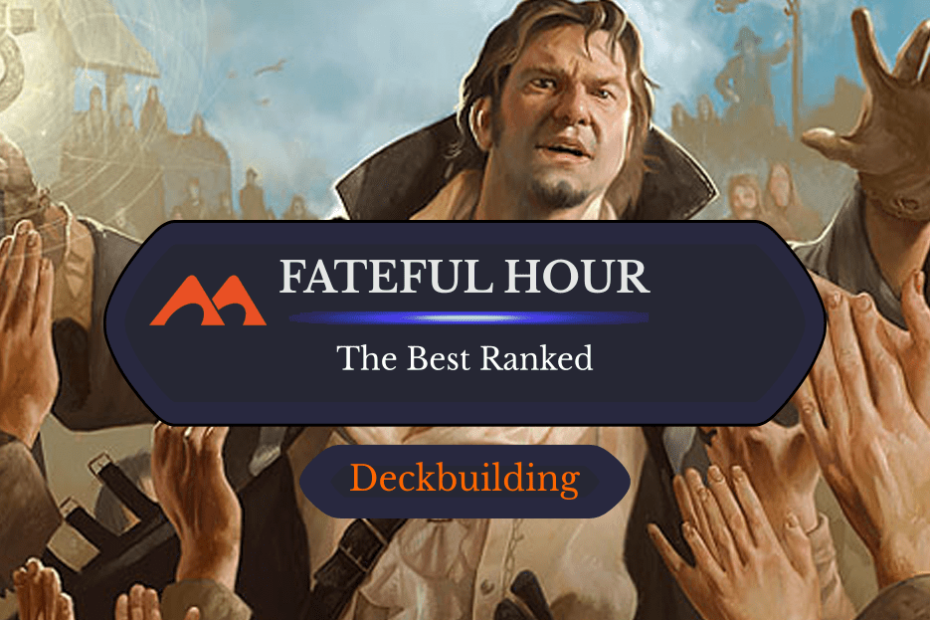 Todas as 9 cartas de hora fatídica no Magic classificadas Todas as 9 cartas de hora fatídica no Magic classificadas