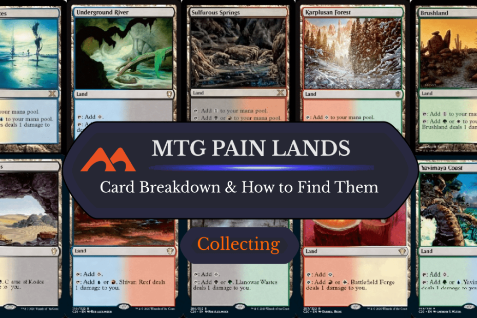 MTG Pain Lands: o que são e onde encontrá-los (2025)